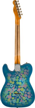 Fender Custom Shop Limited Edition Dual P90 Tele Relic, Maple Neck, Blue Floral