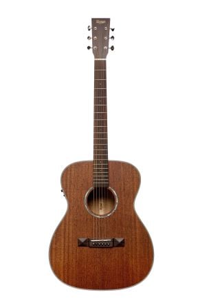 Tasman TA150O-E OM Acoustic Electric Guitar w/ Case