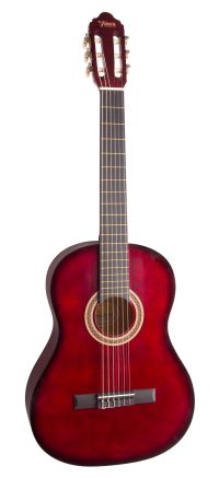 Valencia VC104RDS - Full Size Classical Guitar - Gloss Red Sunburst