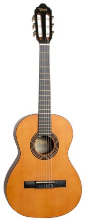 Valencia VC203HL 3/4 Size Left Handed Classical Guitar Hybrid Thin Neck - Satin Natural