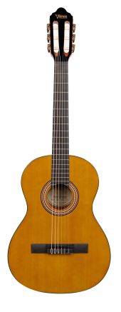 Valencia VC263H - 3/4 Size Classical Guitar - Hybrid, Thin Neck - High Gloss Natural