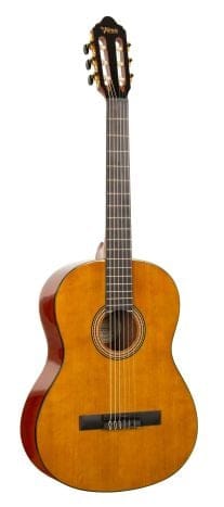 Valencia VC263H - 3/4 Size Classical Guitar - Hybrid, Thin Neck - High Gloss Natural