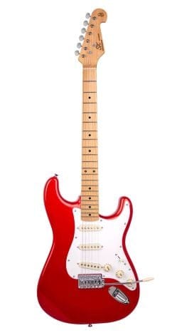 SX Vintage Style Electric Guitar in Candy Apple Red