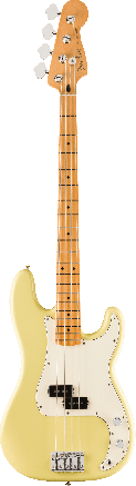 Fender Player II Precision Bass, Maple Fingerboard, Hialeah Yellow
