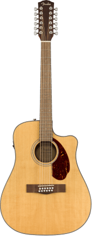 Fender CD-140SCE 12 String Acoustic Guitar - Walnut Fingerboard - Natural w/Case