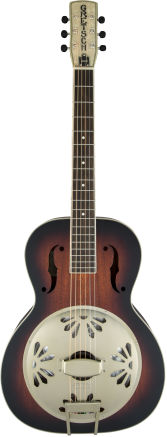 Gretsch - G9240 Alligator Round-Neck Resonator Guitar in 2-Color Sunburst