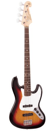 SX SB1 Electric Bass Guitar Kit in 3 Tone Sunburst