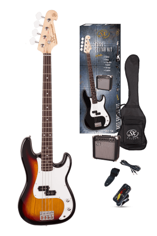 SX P Bass Kit in Sunburst