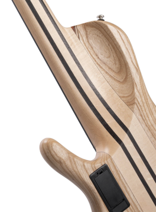 Cort A5 Beyond 5 String Bass Guitar in Natural Open Pore Bubinga 