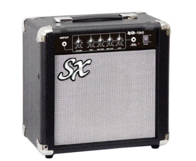 SX 15W Combo Bass Amplifier in Black
