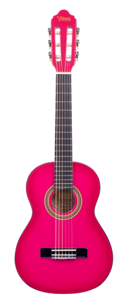 Valencia VC101PKS - 1/4 Size Classical Guitar - Gloss Pink Sunburst