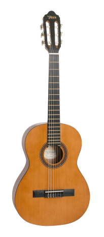 Valencia VC203H - 3/4 Size Classical Guitar - Hybrid, Thin Neck - Satin Natural