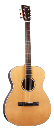 Tasman TA200O-E OM Style Acoustic Electric Guitar w/Case